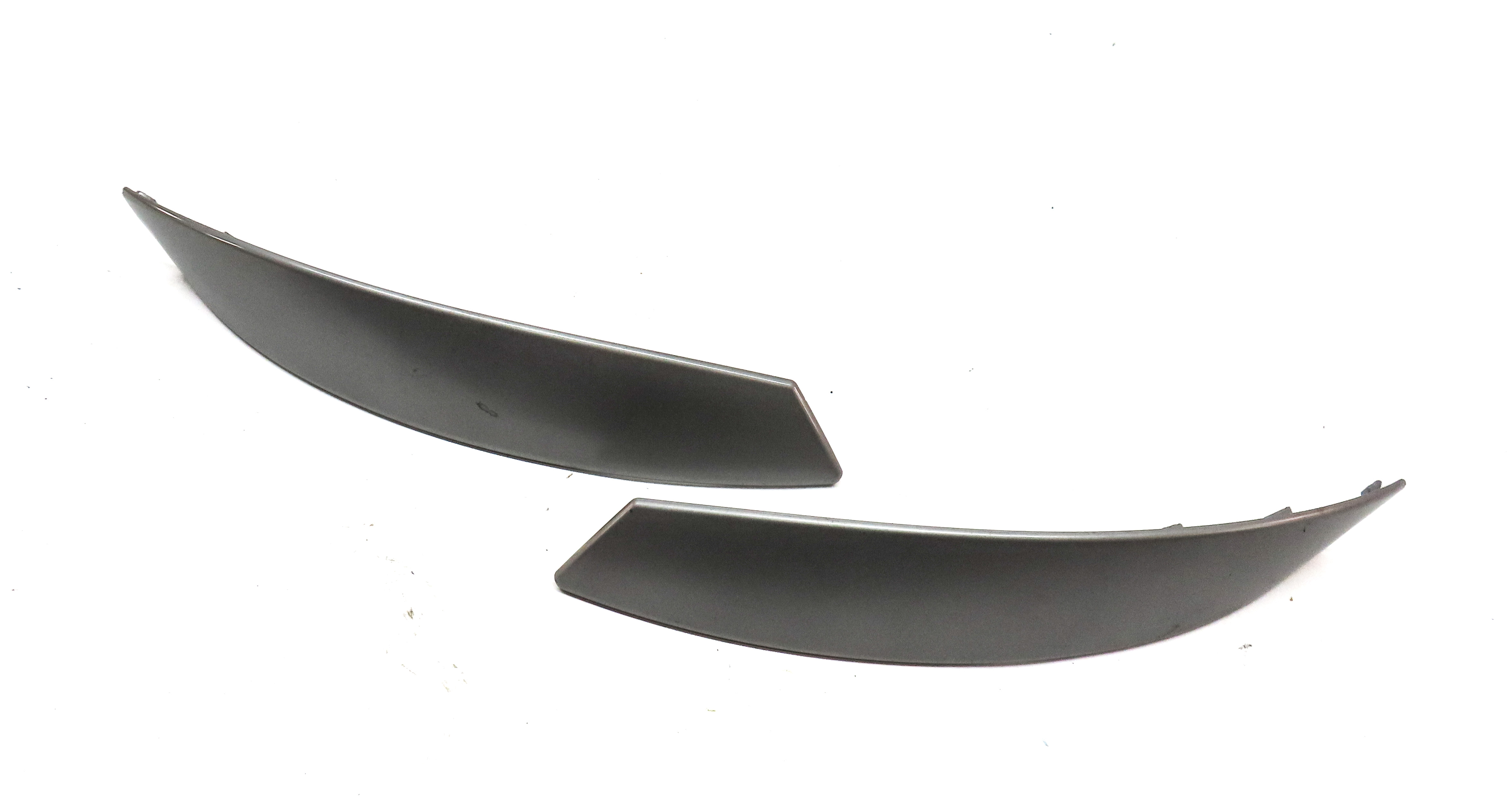 2003 BMW Z4 CONVERTIBLE (E85) INTERIOR DOOR HANDLE TRIM MOULDING SET/2 (BRUSHED) — exact item pictured